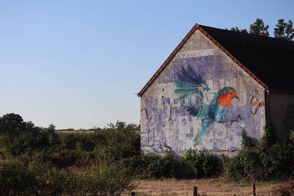 Naadloos fotobehang met panoramisch natuurbeeld.